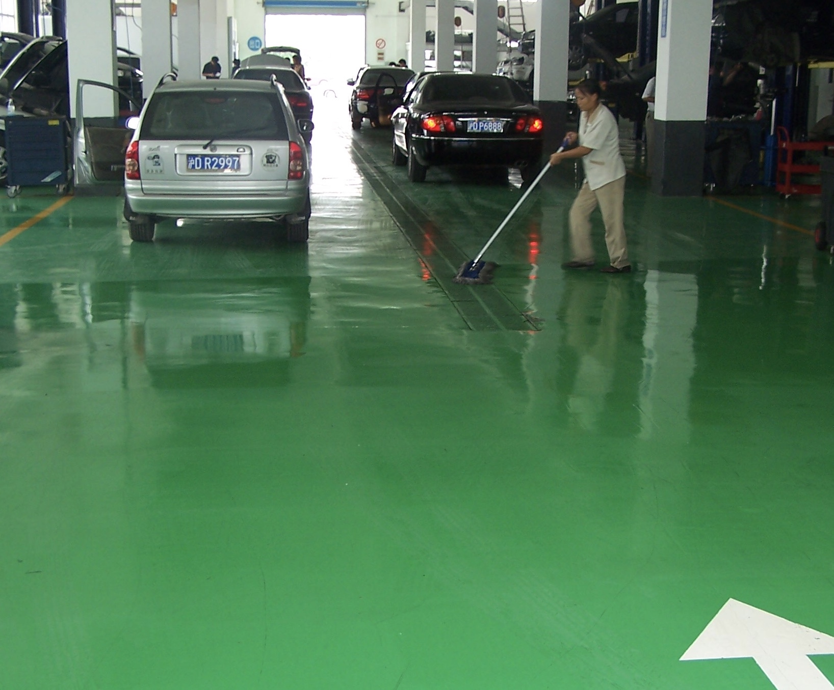 上海通用汽车维修车间（环氧地坪）